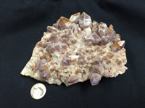 Phantom Hematite coated Amethyst