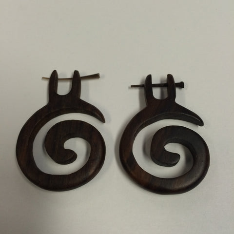 Coconut Peg Earrings