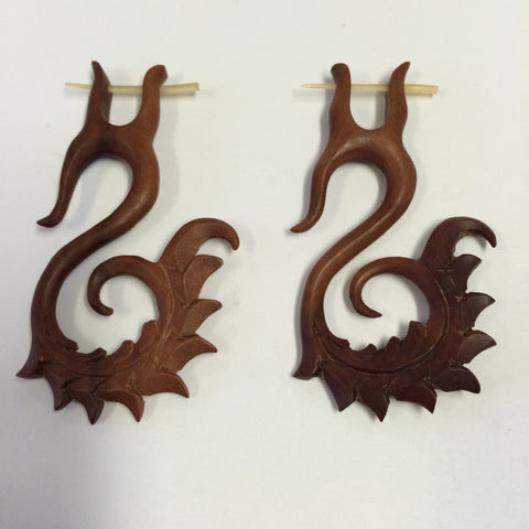 Coconut Peg Earrings
